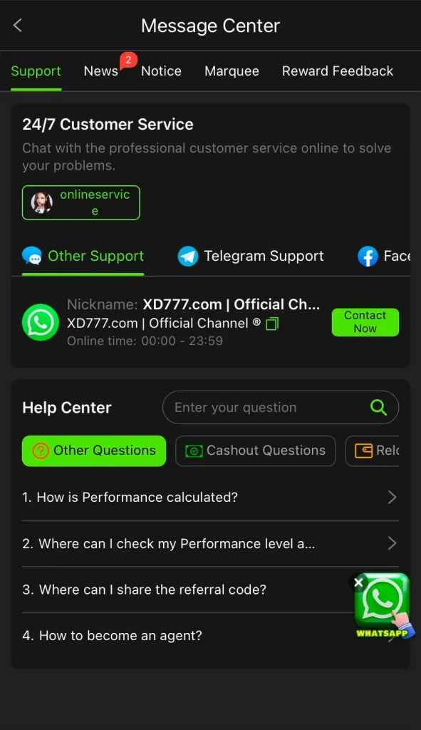 XD777 Game